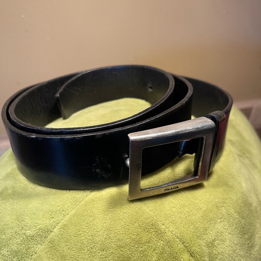 Prada Men’s Black Belt